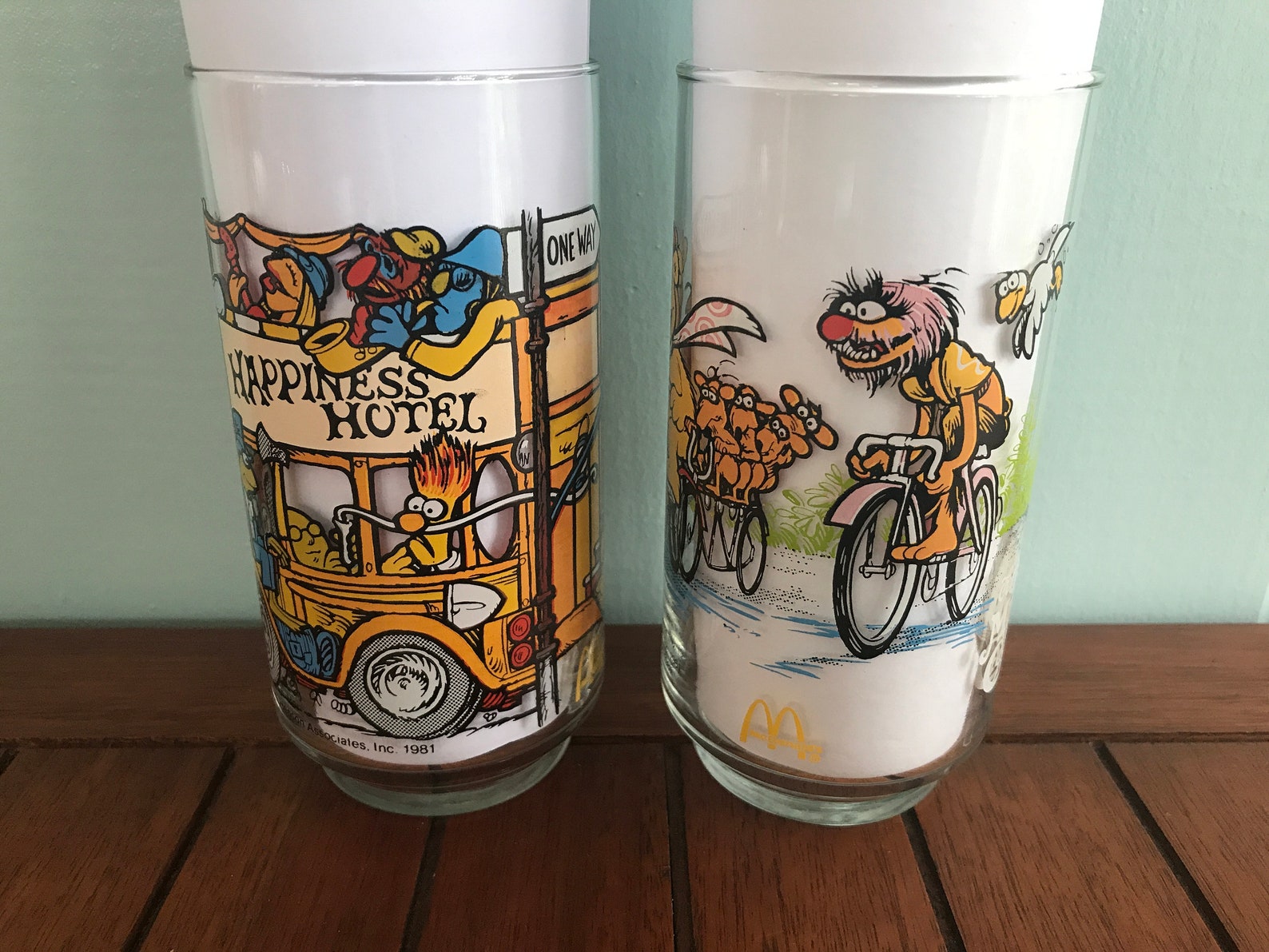 Muppets Water Glasses, Set of 4