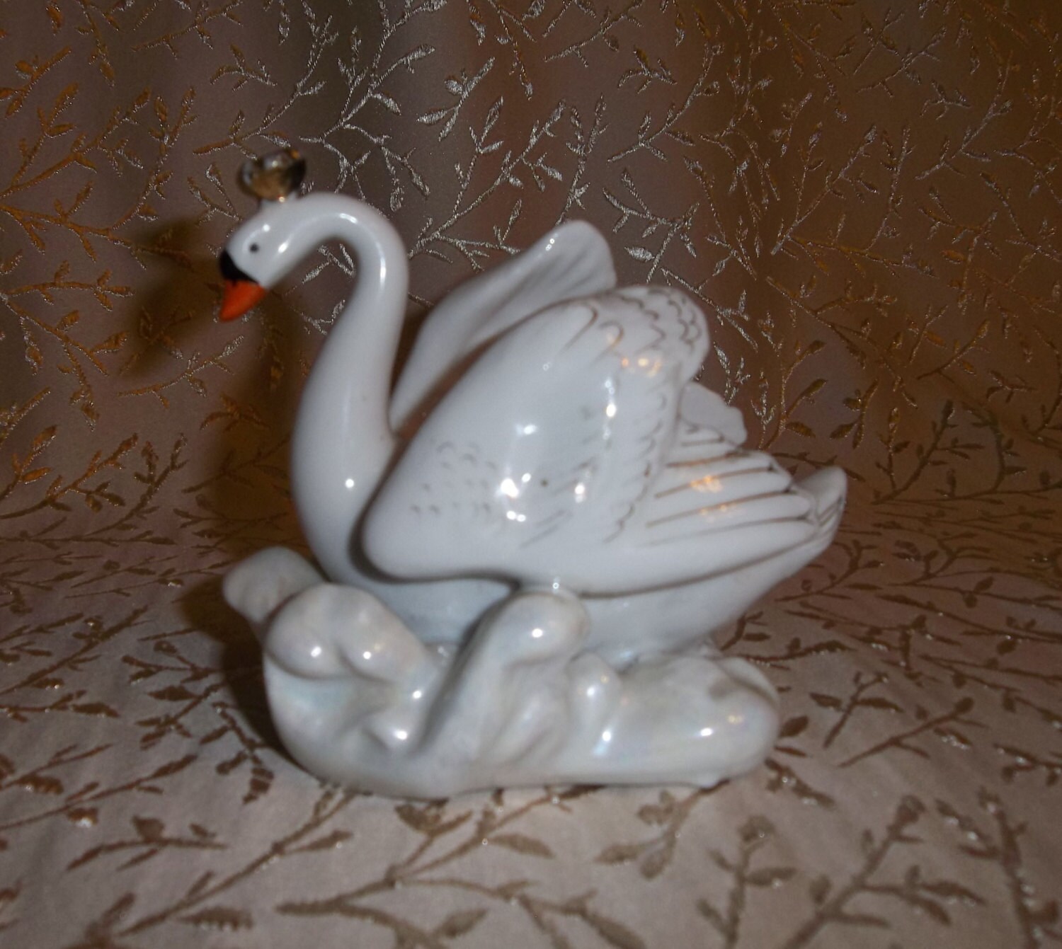 Home Decor / Porcelain Figurine swan Princess / Etsy