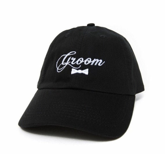 groom baseball cap
