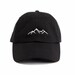 MOUNTAIN Hat | Mountain Baseball Cap | Climber, Hiking, Adventure | Dad Hat | Embroidered Baseball Hat | Adjustable Strap | Low Profile Hat 