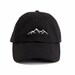 MOUNTAIN Hat | Mountain Baseball Cap | Climber, Hiking, Adventure | Dad Hat | Embroidered Baseball Hat | Adjustable Strap | Low Profile Hat 