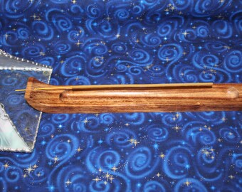 Chechen Wood Incense Holder, Ash Catcher, Incense Burner - Curved Style