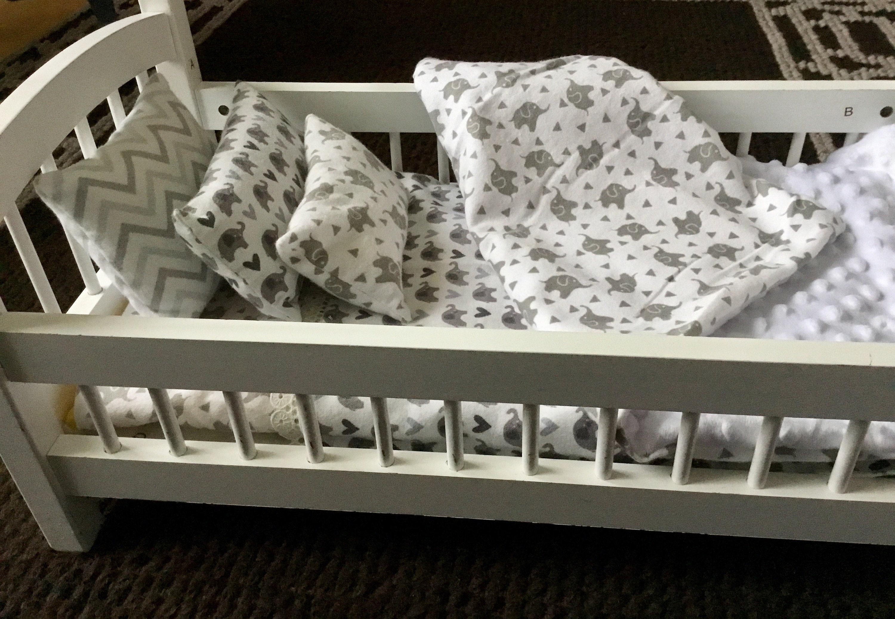 Baby doll bedding 6 piece set Reborn Baby Bitty Baby Etsy