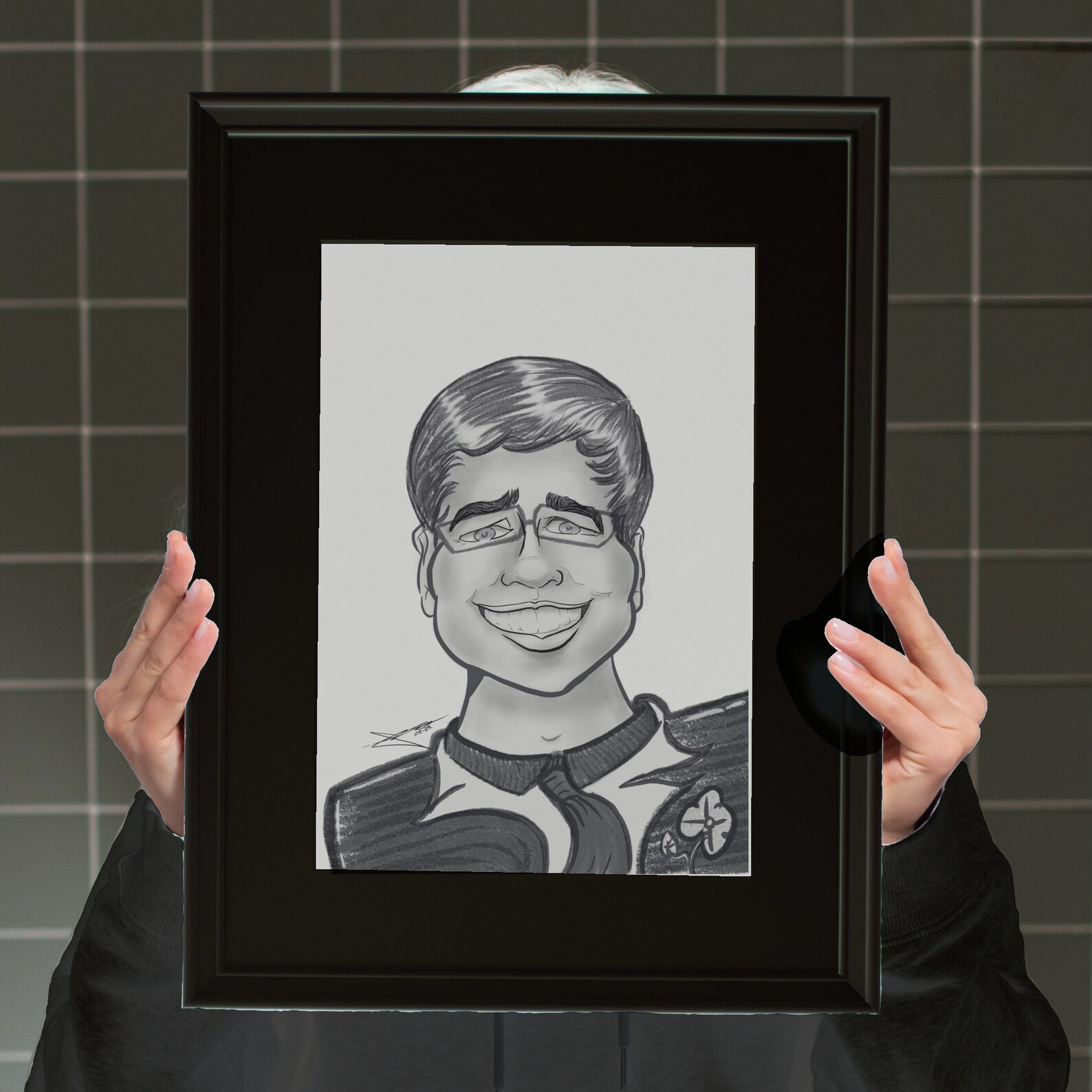Hand Drawing Caricature Digitally From Your Photos Caricature Portrait