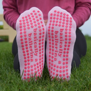 Basically a Ballerina Sticky Grip Socks