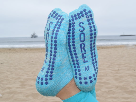 Sore AF Sticky Socks for Barre, Pilates, Yoga