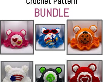 Care Bear Bucket Hat-Muster BUNDLE