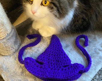 Crochet Witch Pet Hat