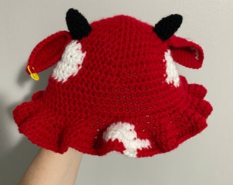 PATTERN for Cow Bucket Hat