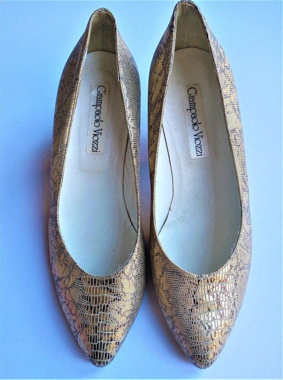 Vintage 1980's Shoes, Giampaolo Viozzi Shoes, Ital