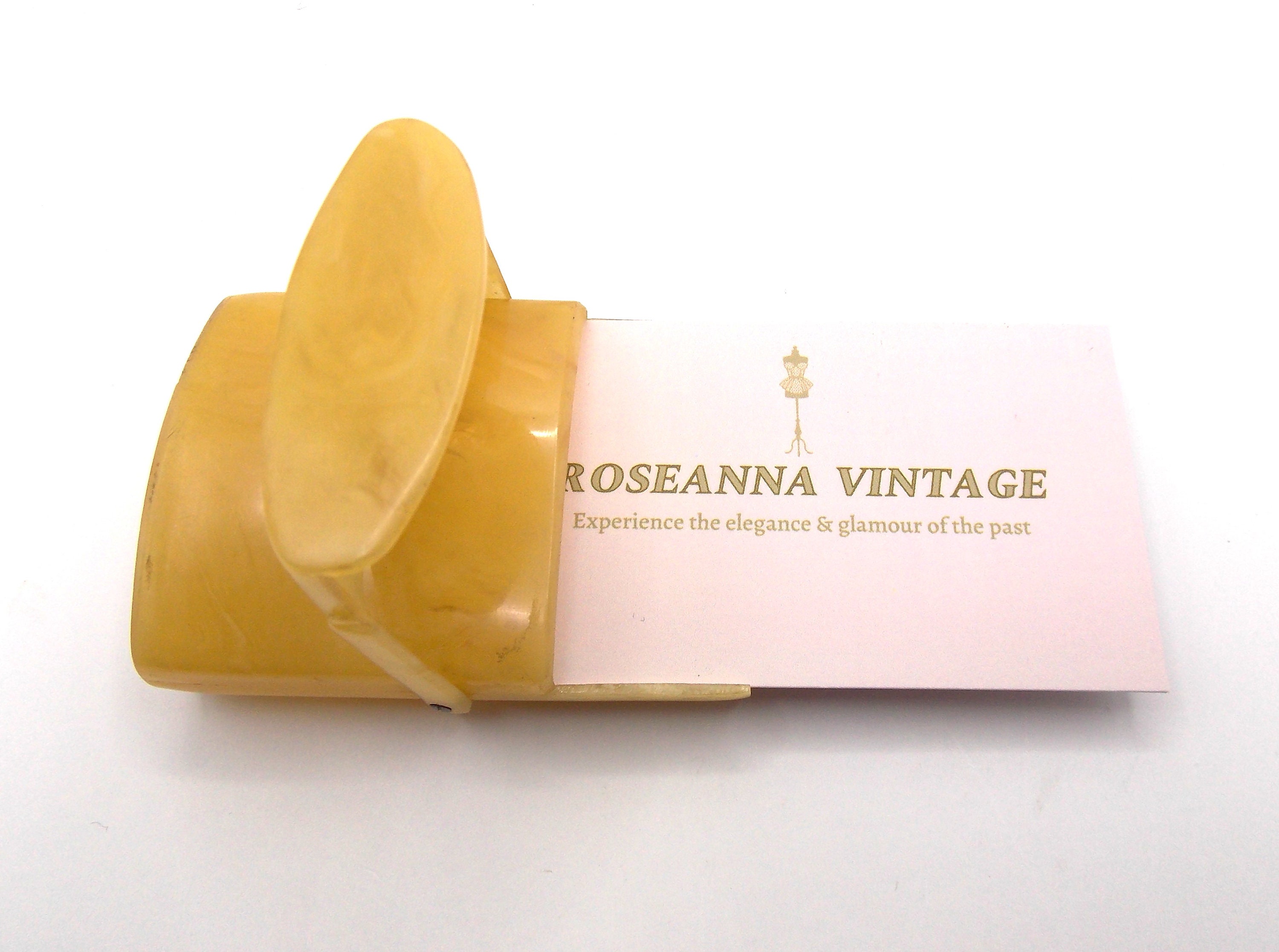 Vintage Card Holder, 1920’s Card Holder, Celluloid Card Holder, Calling