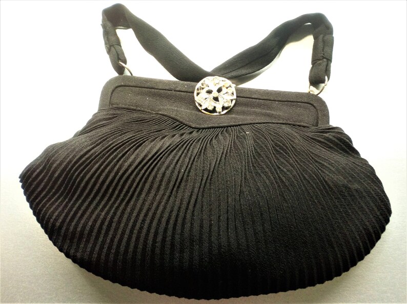 black evening bags with rhinestones