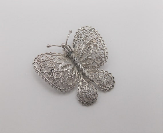 Antique 1800's Butterfly, Filigree Butterfly, Vic… - image 3