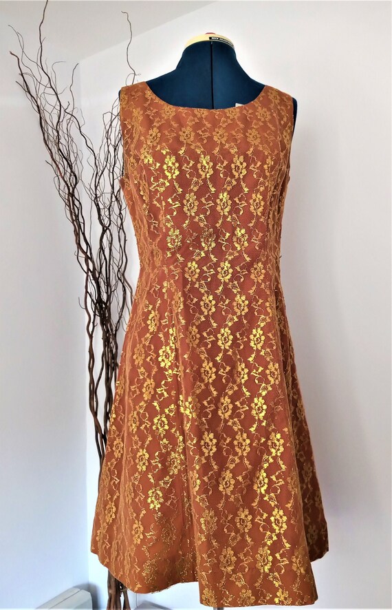 Vintage Victor Josselyn Dress, Vintage Lace Dress,