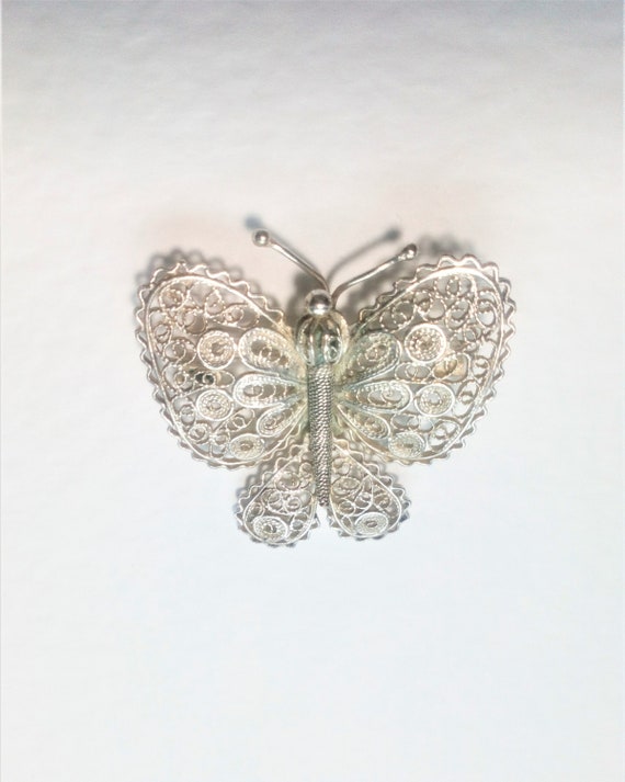 Antique Butterfly, Filigree Butterfly, Victorian B