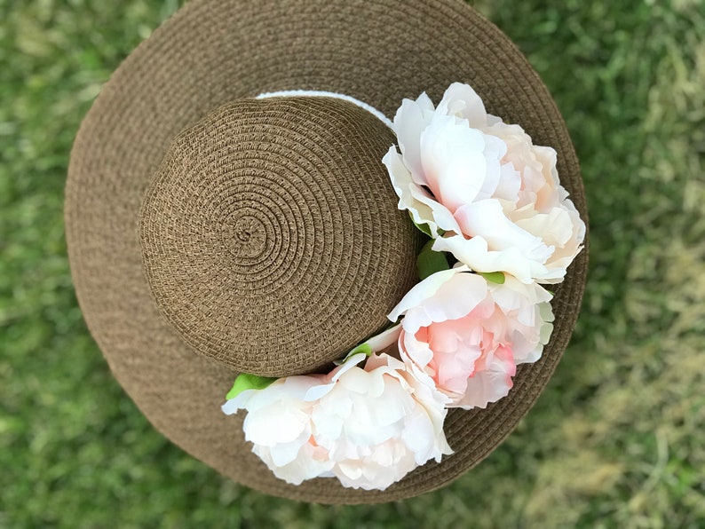floral hats Tea party hats Kids Sun Hat
