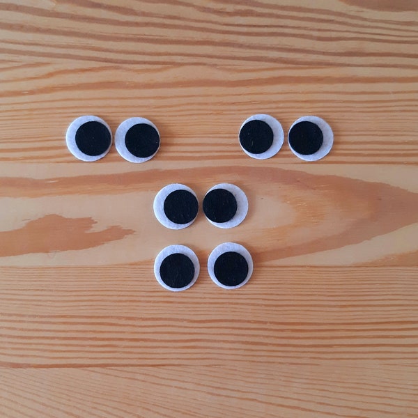 Felt Eyes for Amigurumi Etsy