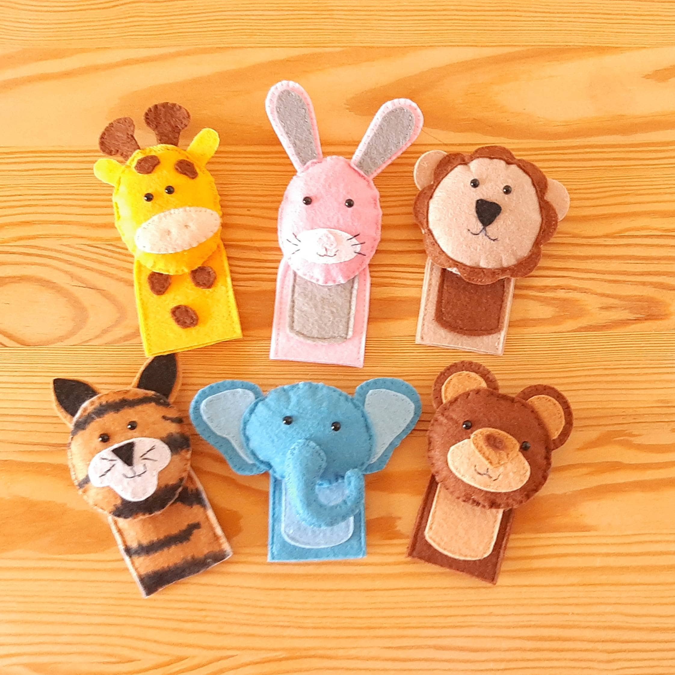 Forest Animal Finger Puppets Imaginative Finger Puppets - Etsy