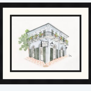 Old Absinthe House New Orleans Watercolor Giclée Print- French Quarter