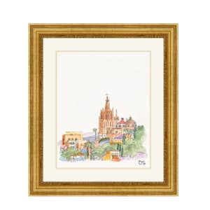 San Miguel de Allende Giclée Watercolor Print- SMA Mexico Painting - Watercolor Giclée Print