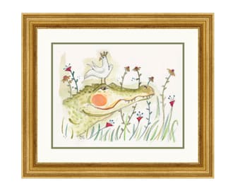 Swamp Buds- Honey Island Swamp Series- Watercolor Giclée Print