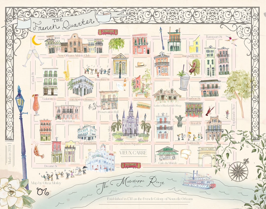 Magical Watercolor Map of the French - Il 1080xN.3161930552 43g7 
