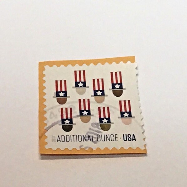 Stamp, 2017, Usa, Additional Ounce, Usps, Used Stamp For Collectors