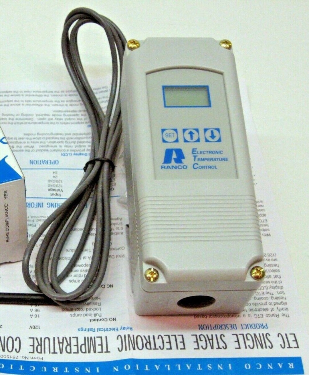 Ranco ETC111000000 Digital Electronic Temperature Control 120/208/240