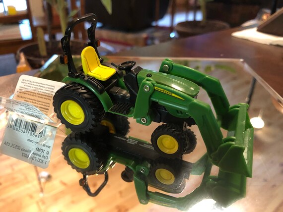 toy john deere tractor with front end loader