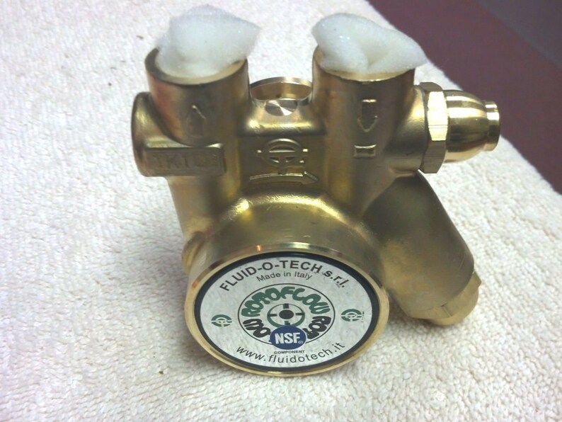 Fluid-O-Tech CB054 Rotary Vane Pump – New, Compact, NSF Certified, 50 L/h Flow Rate