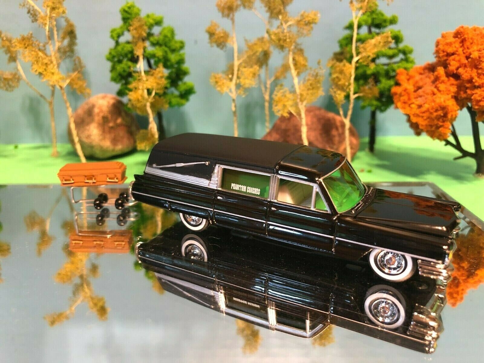 Hearse Funeral Grave Car Phantom Coaches 1963 Cadillac Etsy