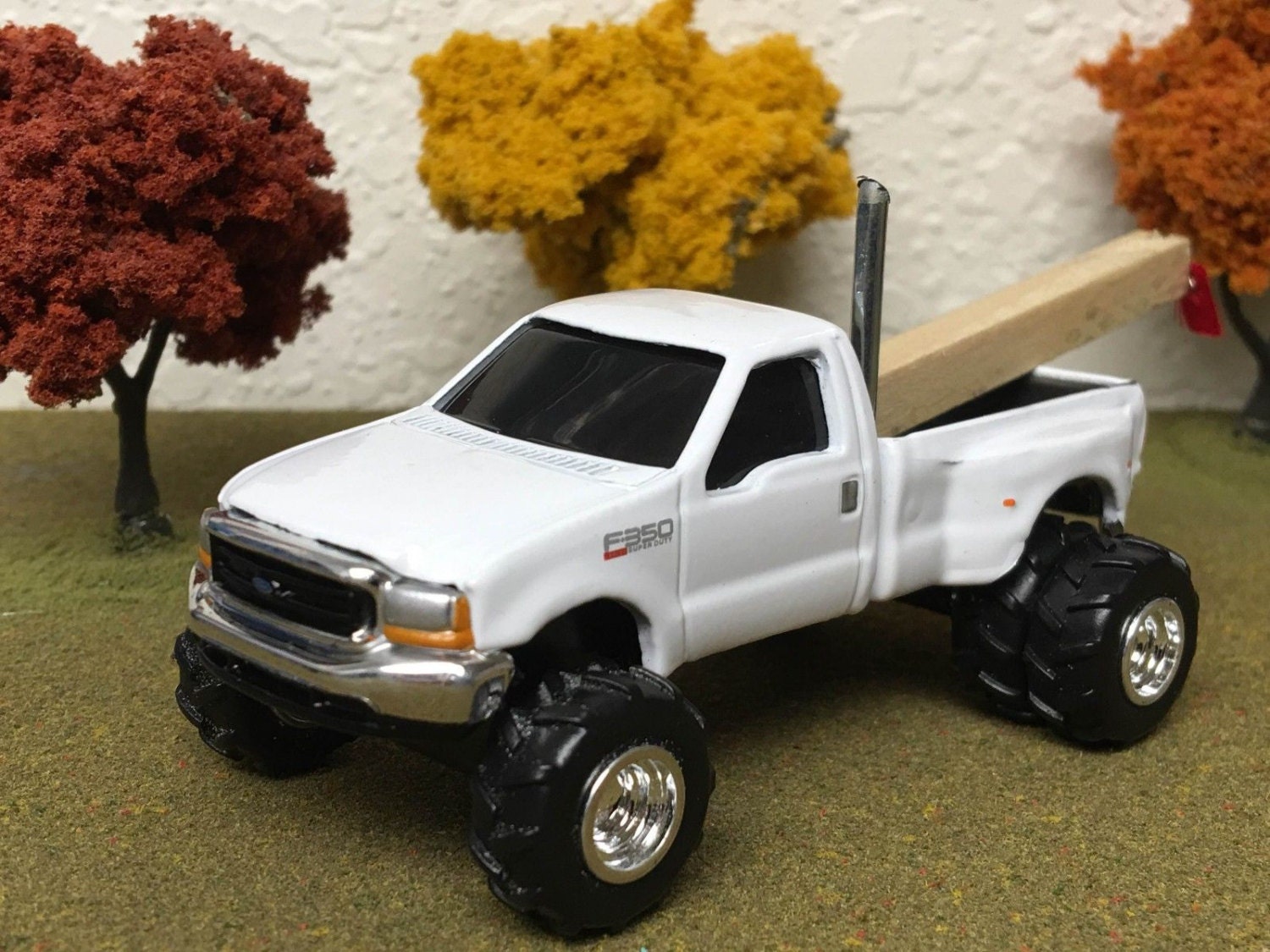 Ford F350 ertl 1/64 custom lifted ford f350 dually farm toy | Etsy