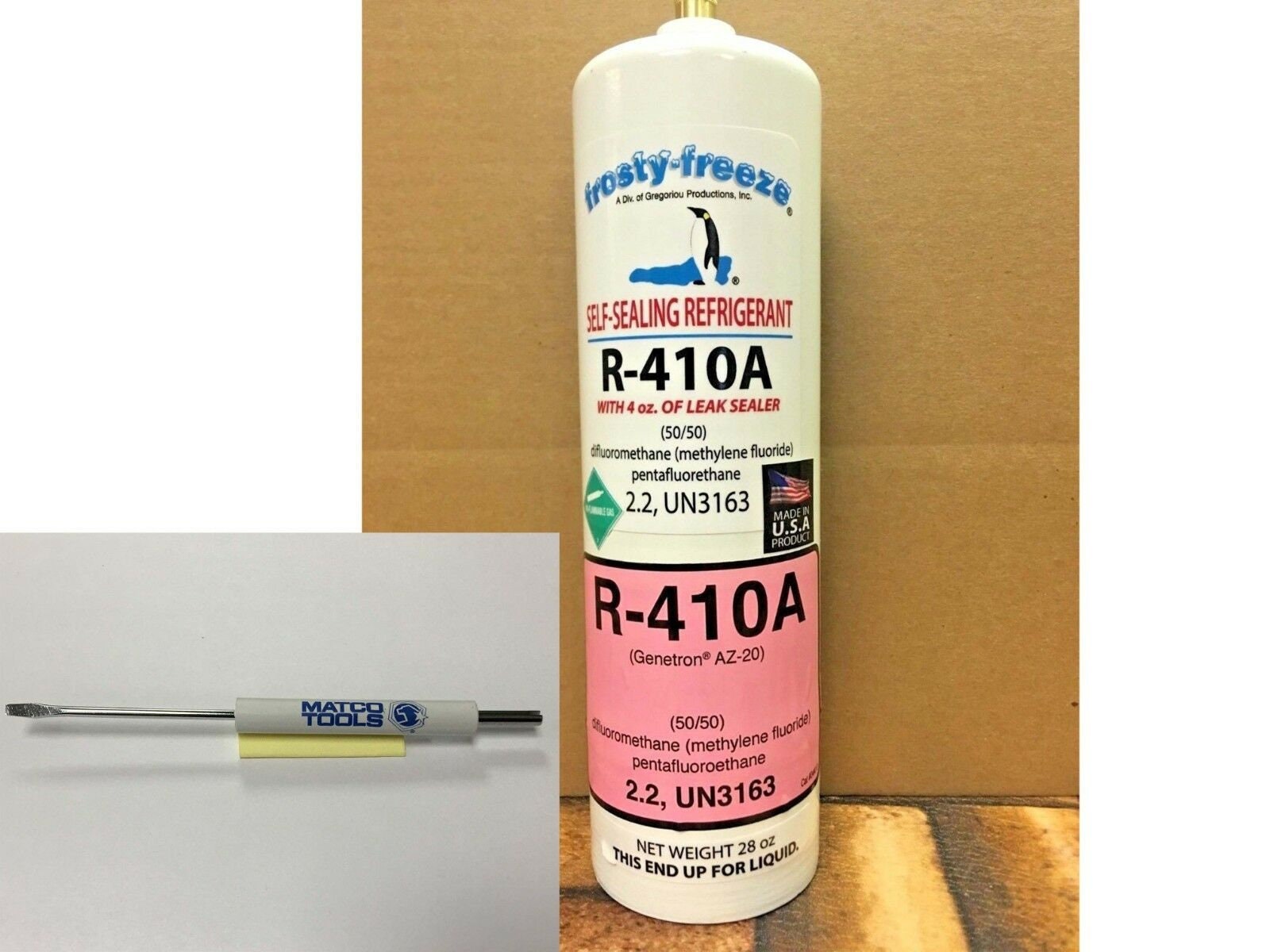 Refrigerant Simple /& Detailed Instructions R410a LEAK-STOP 410 Recharge Kit