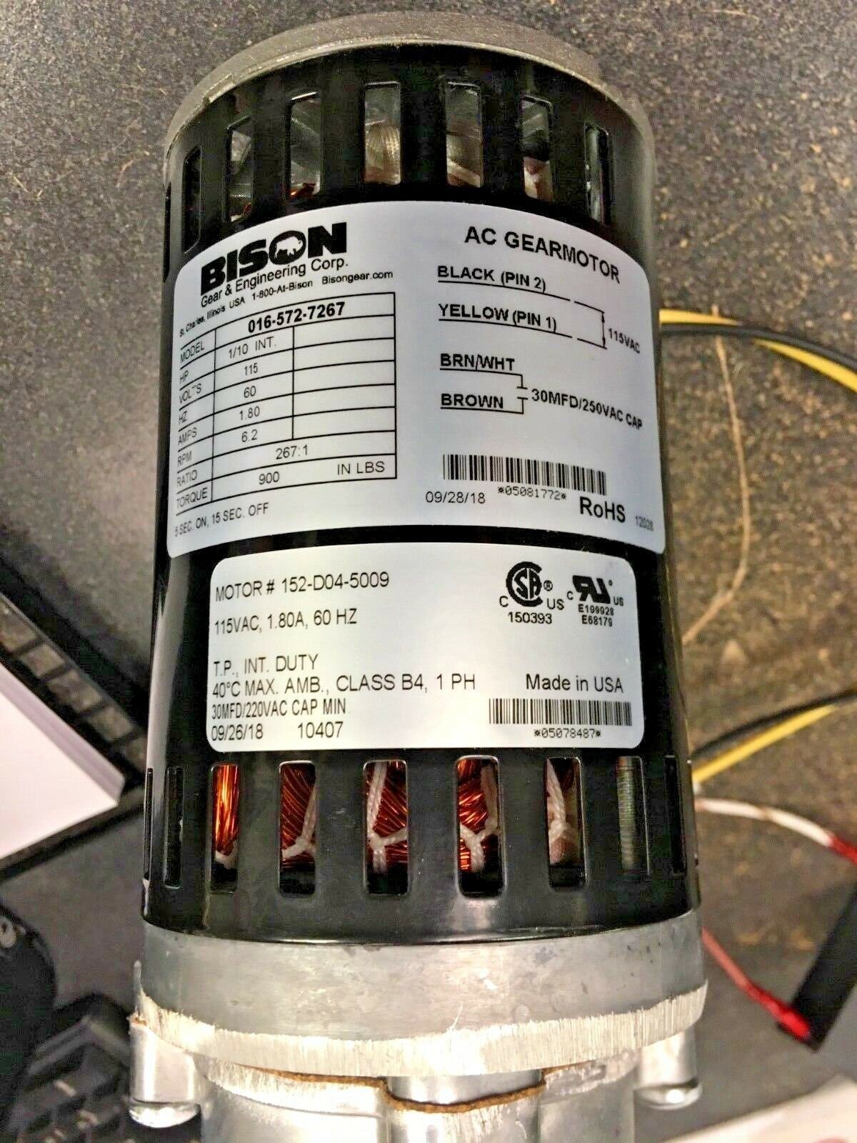 soda dispenser Business Bison Gear & Engineering Corp Model 016572