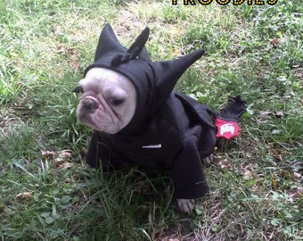 French Bulldog Boston Terrier Pug Dog Froodies Hoodies Halloween Costume Cosplay Toothless Dragon Fleece Jacket Sweatshirt Coat
