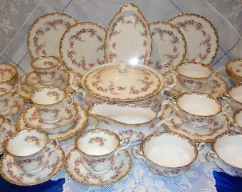 Immaculate ROYAL ALBERT DIMITY Rose Dinner Set Pieces, Individually Sold Rare Find