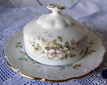 Royal Albert HAWORTH PLATO DE MANTEQUILLA Vintage Raro Perfecto