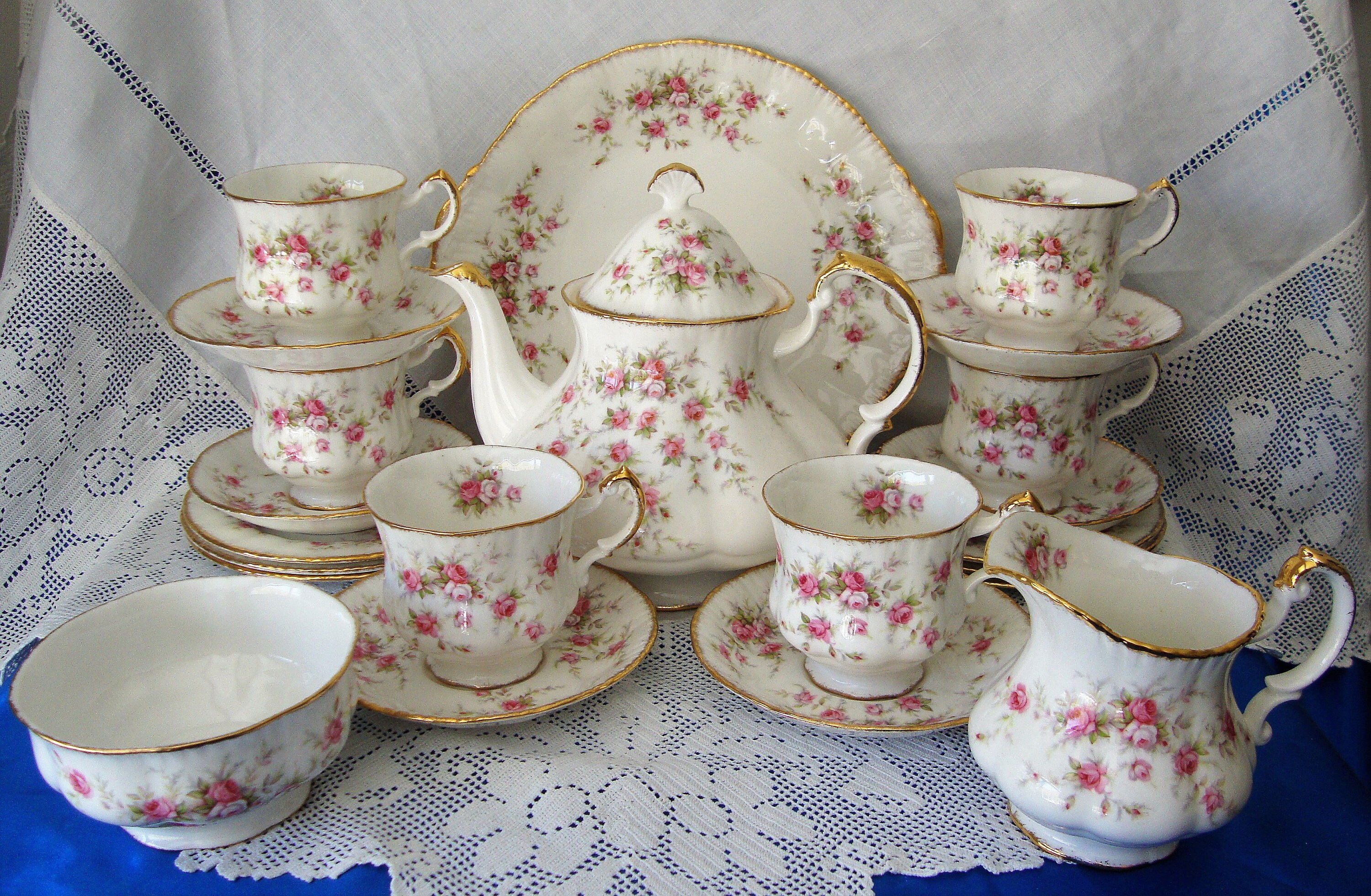 Superb PARAGON VICTORIANA ROSE Tea Set From The China Etsy