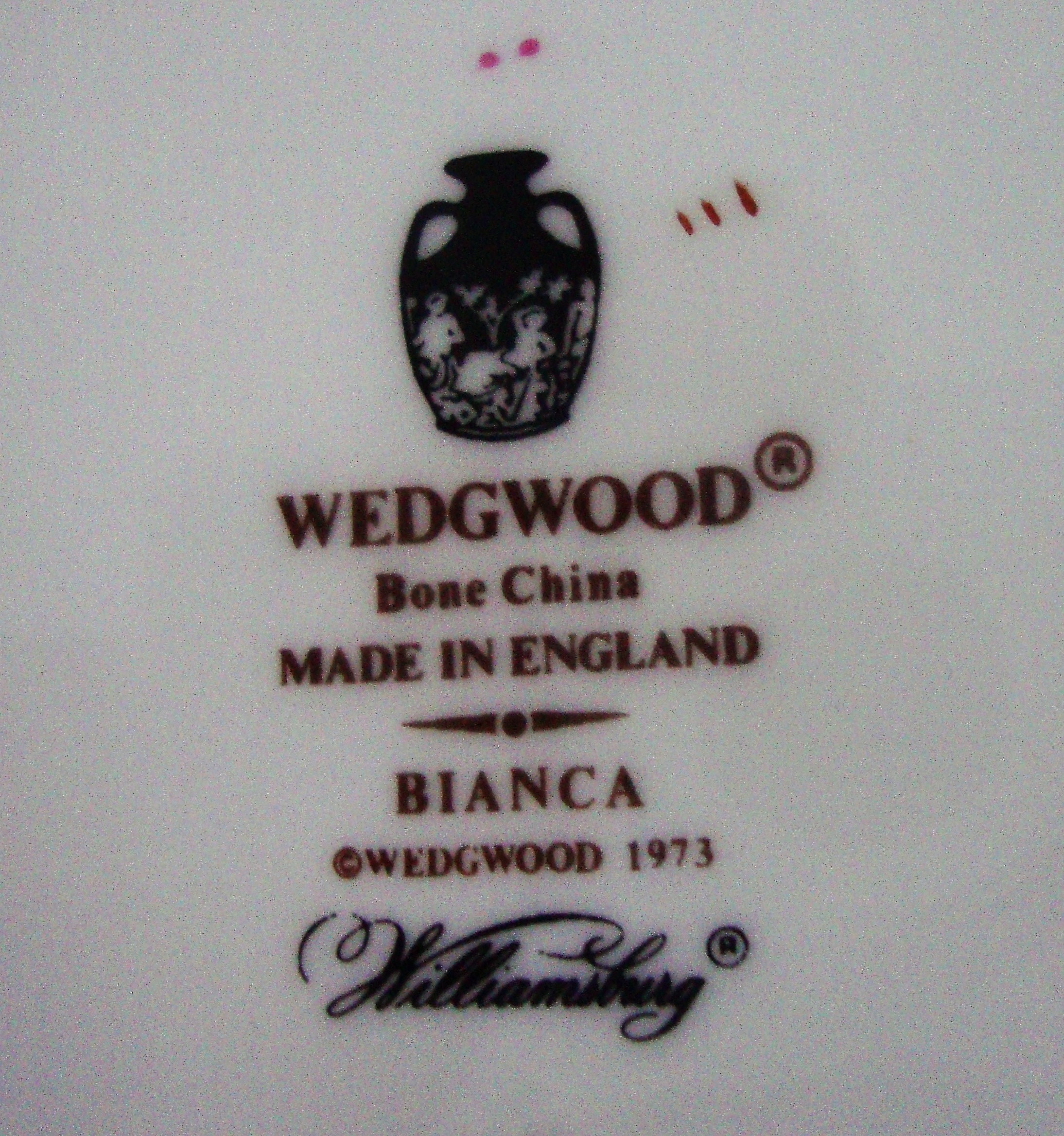 WEDGWOOD BIANCA WILLIAMSBURG Dinner and Tea Service Rare Etsy UK