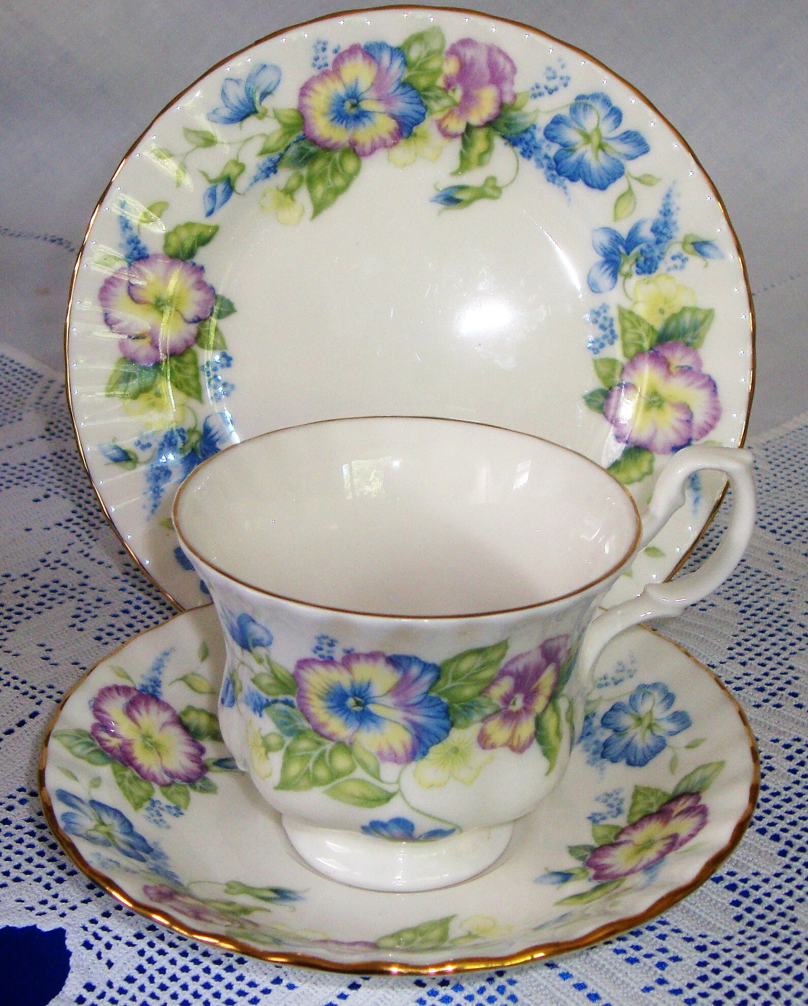 ROYAL ALBERT SPRINGFIELD Tea Set Special Edition Very Rare Etsy