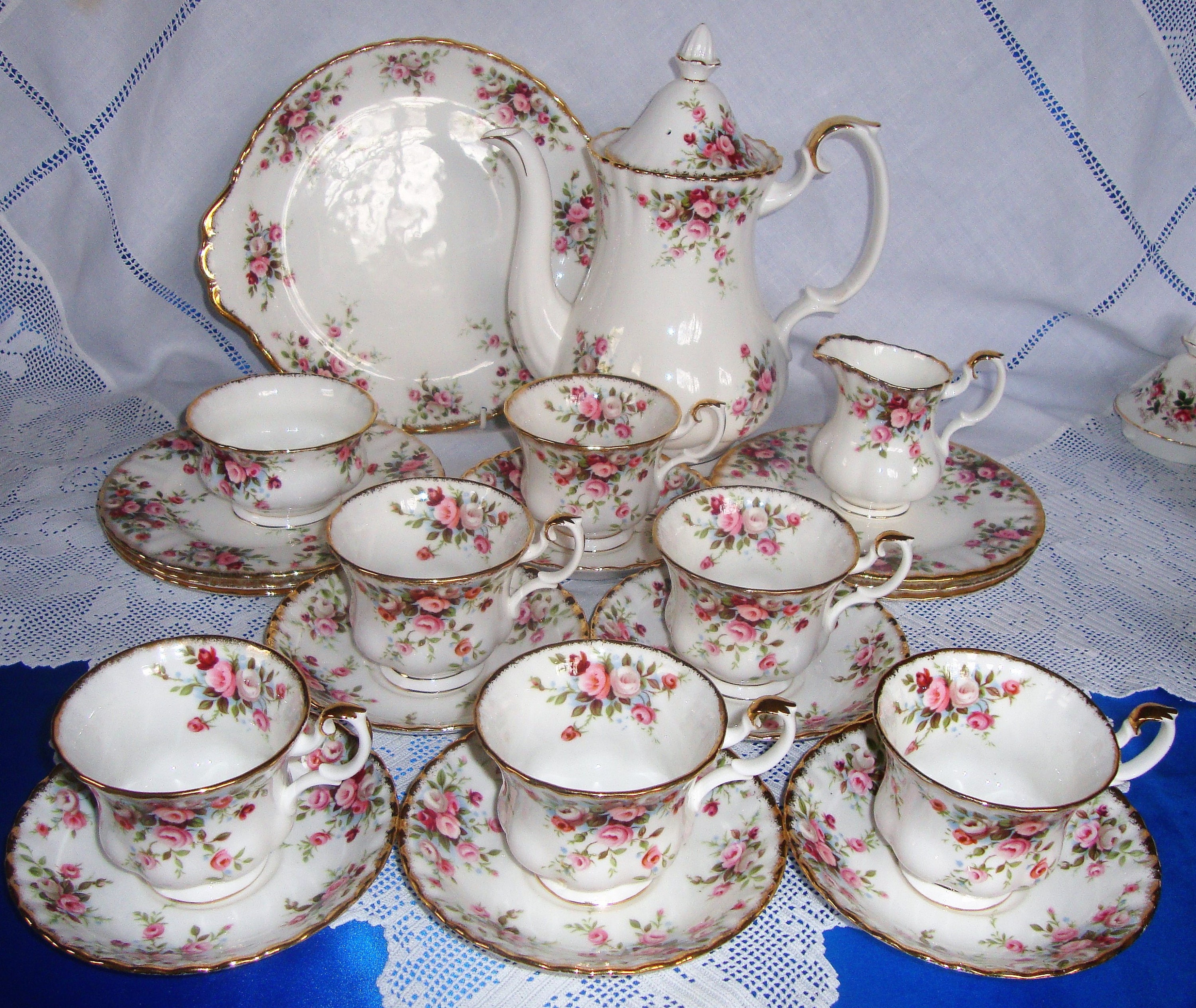 Royal Albert Cottage Garden Tea Set 22 pieces Etsy