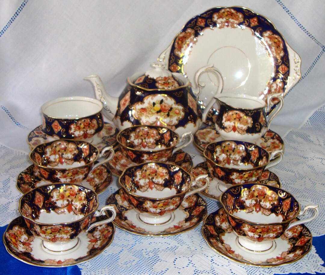 Immaculate ROYAL ALBERT Heirloom Tea Set 22 Pieces, Perfect Gift Etsy