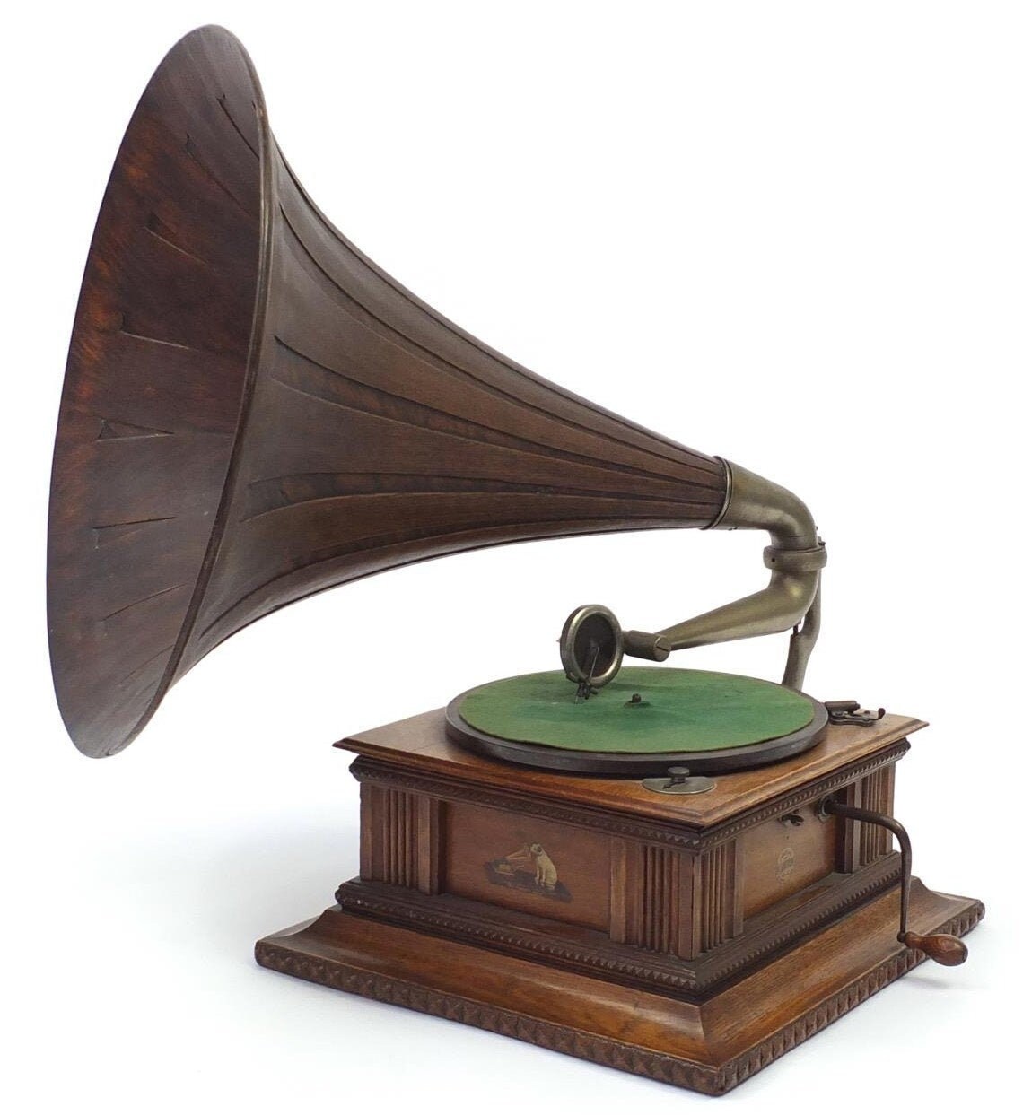 Image of Hmv Monarch Senior His Masters Voice Gramophone Collectors' Dream Immaculate, Antique