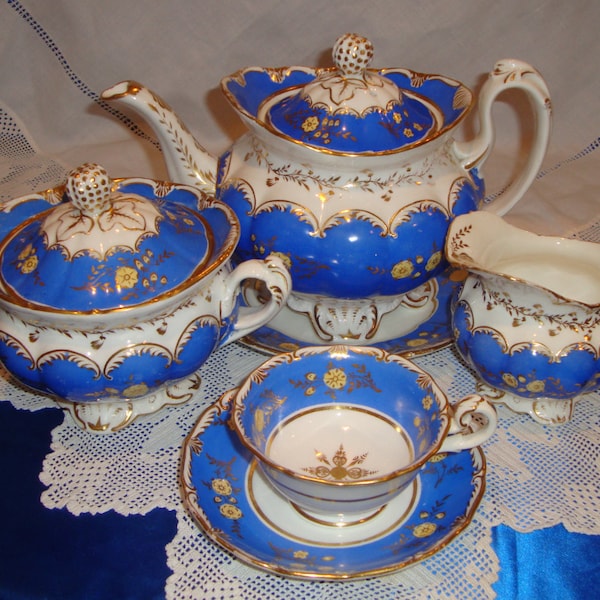 Antique Tea Set Etsy