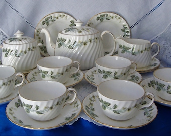 Immaculate MINTON GREENWICH Tea Set Unused