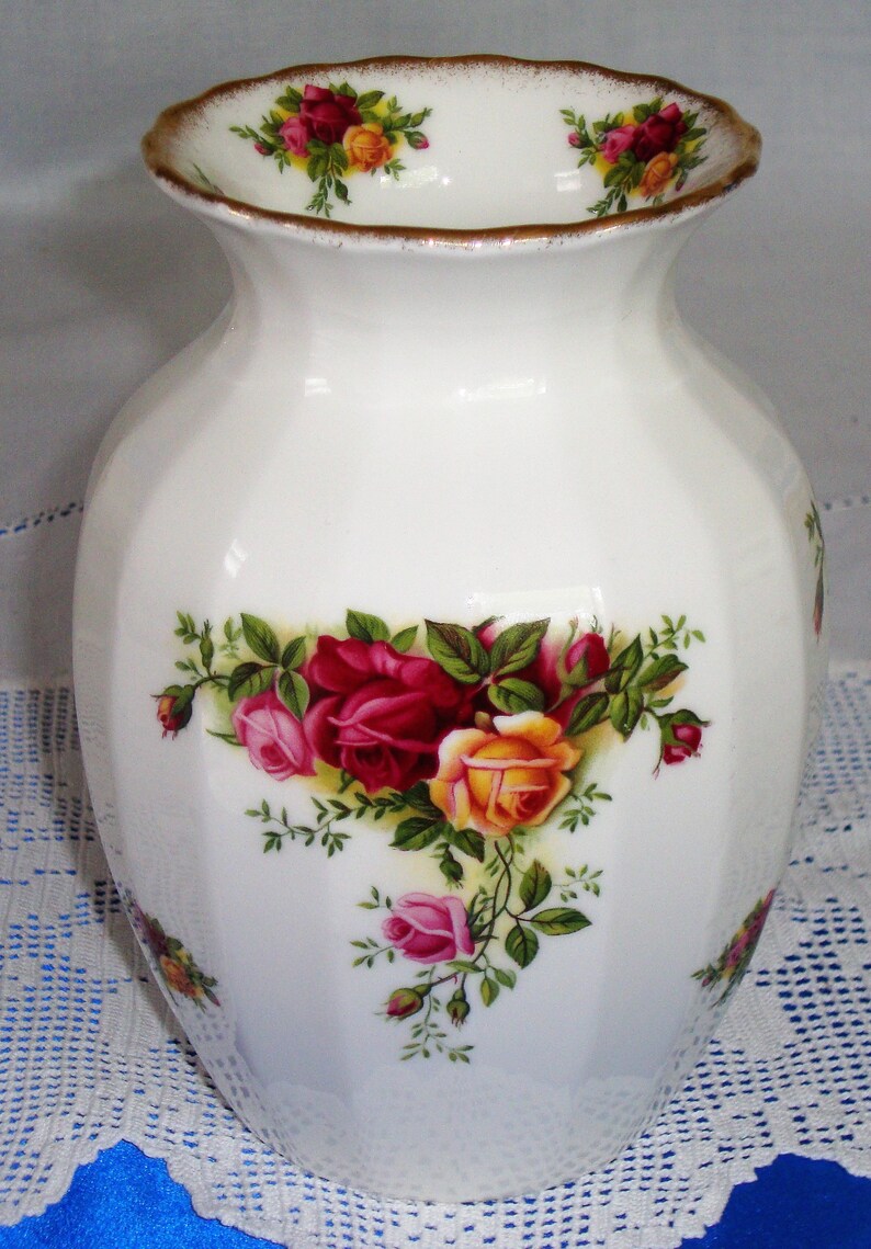 ROYAL ALBERT Old Country Roses Vases Perfectindividually Etsy