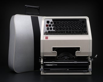 Pre-order Olivetti Lettera DL SPECIAL EDITION portable typewriter in excellent condition new faux leather cover working