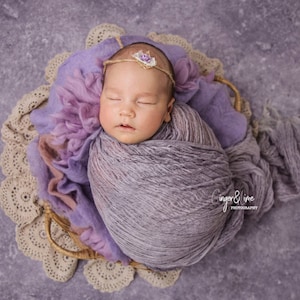 Purple and white watercolour textured hand painted canvas photography background