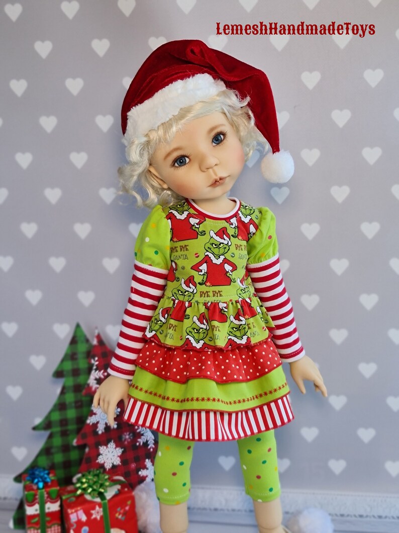 My Meadow LL Size Ardyn, Masha 20inch Doll Clothes. 4pcs. Hat, Blouse