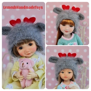 Hoed voor Meadow Dumpling pop. Paola Reina poppenhoed. Ruby Red Fashion Friends poppenkleding. Hoed voor pop.